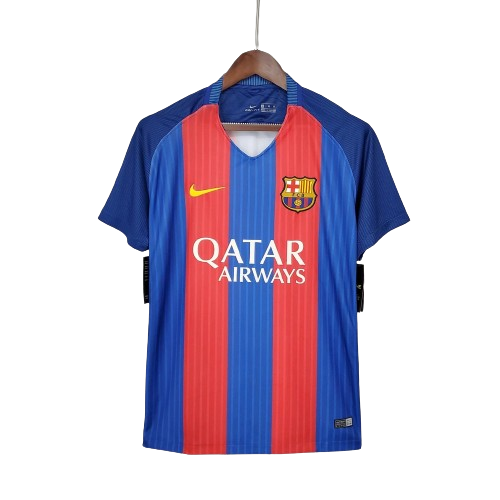 Camisa Retrô Barcelona 2012/13 Masculino Azul Grená - Imagem 1